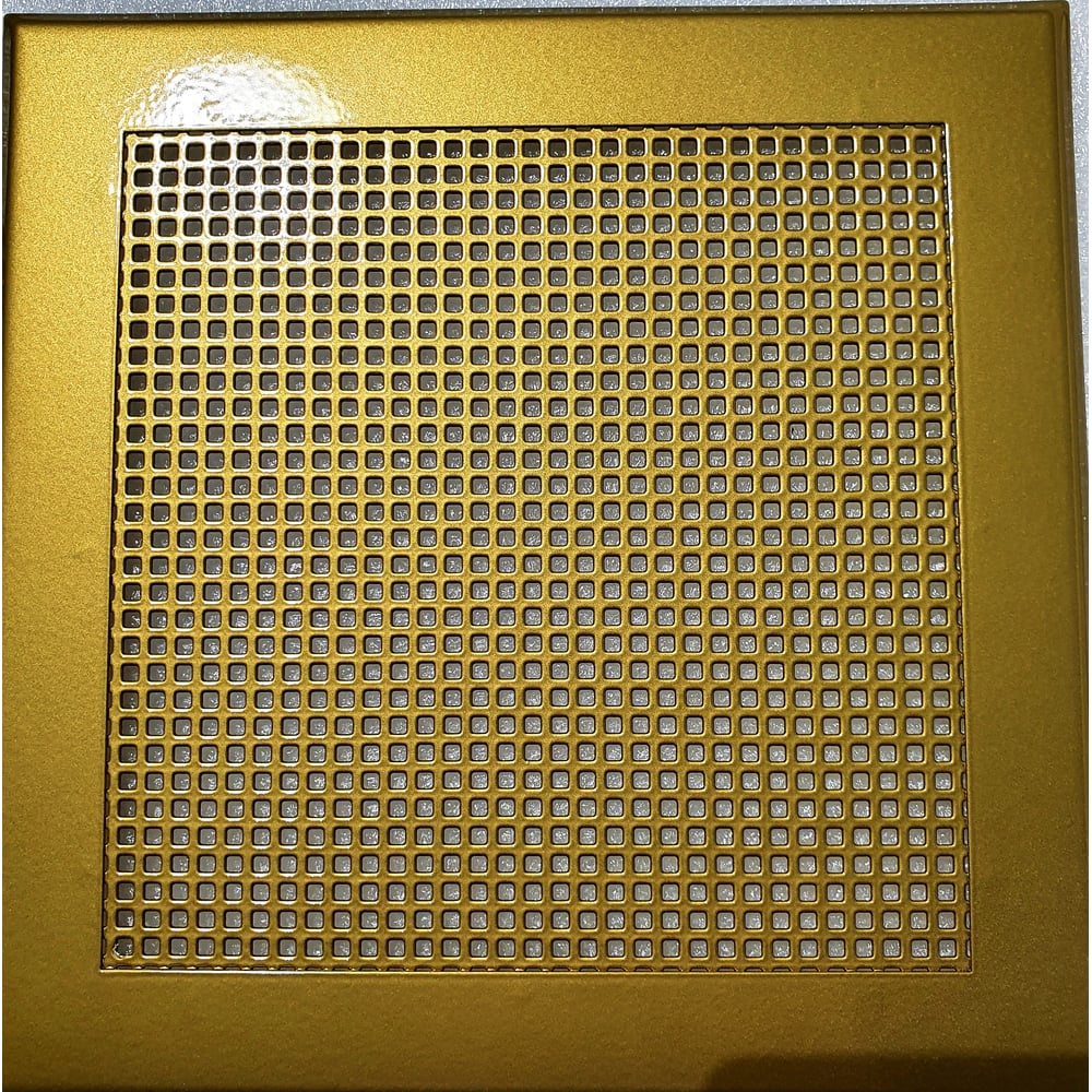 Изображение товара Металлическая вентиляционная решетка 100x100 мм на саморезах Вентмаркет VRQ00102S