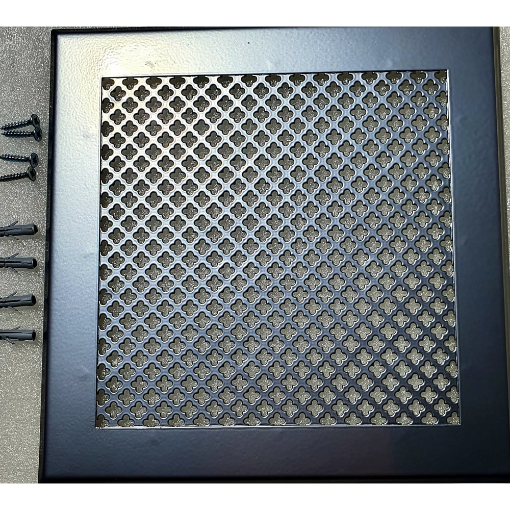 Изображение товара Металлическая вентиляционная решетка на саморезах 100x100 мм ООО Вентмаркет