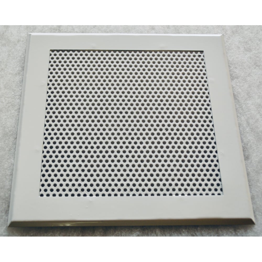 Изображение товара Металлическая вентиляционная решетка 100x100мм в стиле металлическая на саморезах