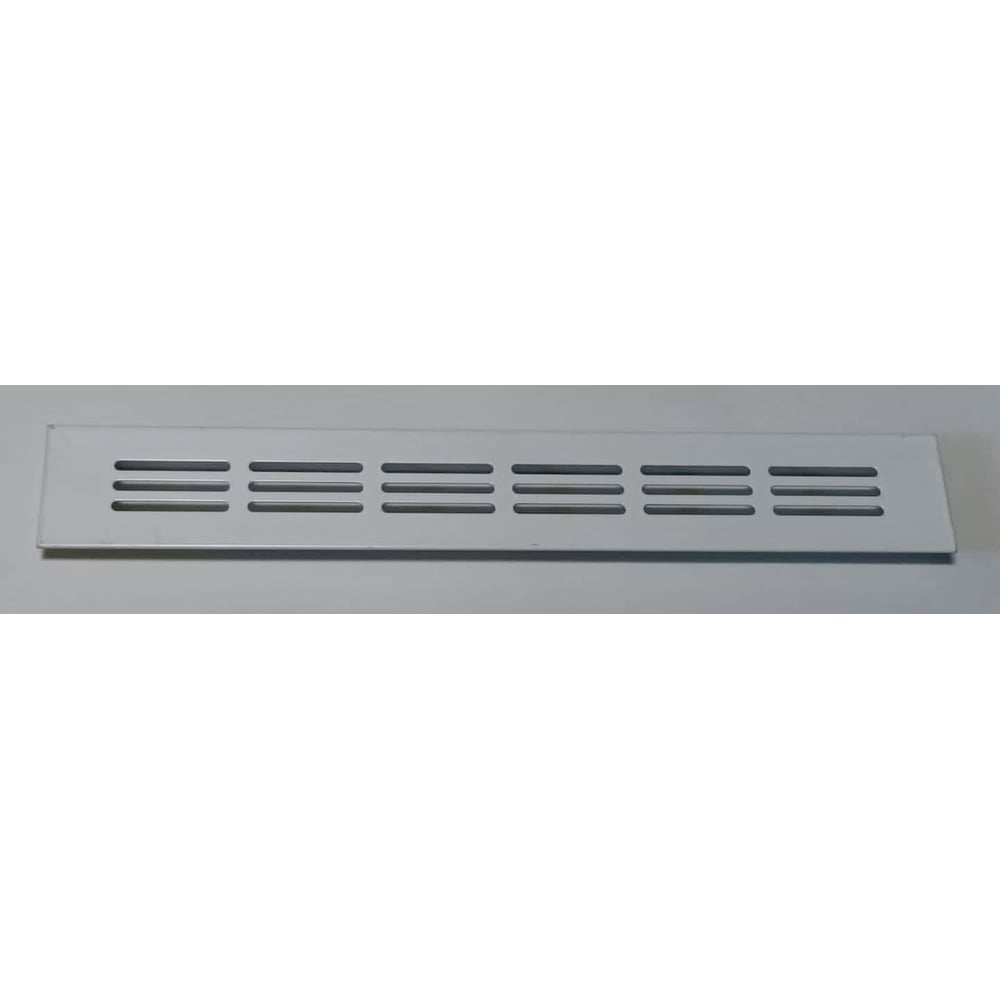 Изображение товара Врезная решетка из листовой стали 400x60мм белая ООО Вентмаркет VRZ40060