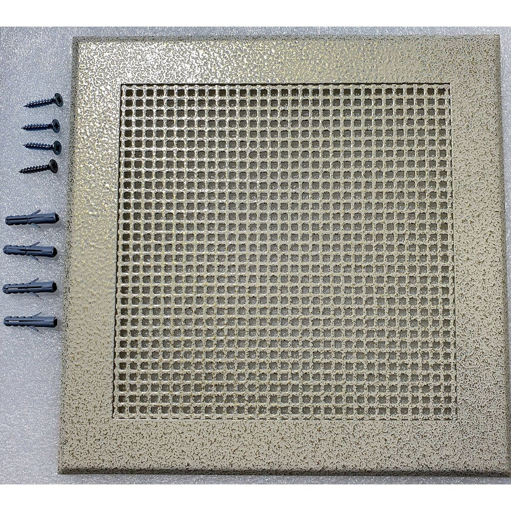Изображение товара Металлическая вентиляционная решетка 300x300мм Вентмаркет VRQ00304S