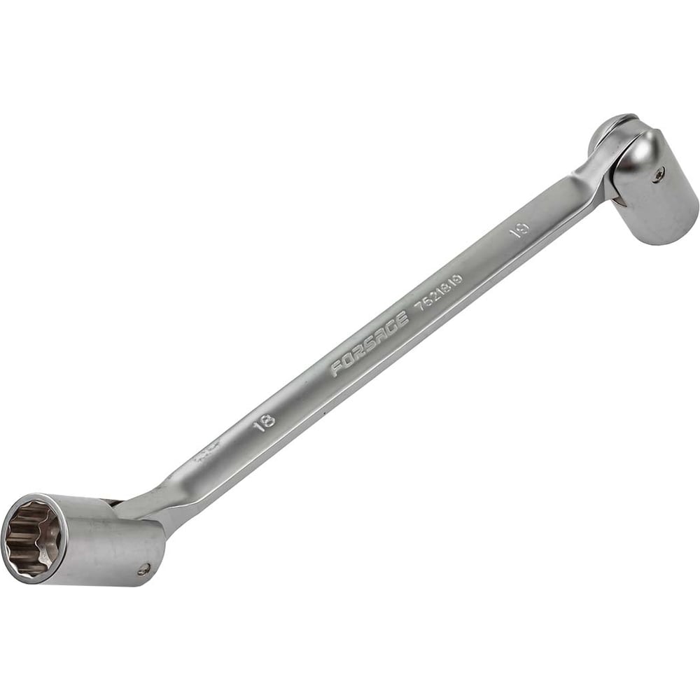 Изображение товара Торцевой шарнирный ключ Forsage 18х19 мм на пластиковом держателе