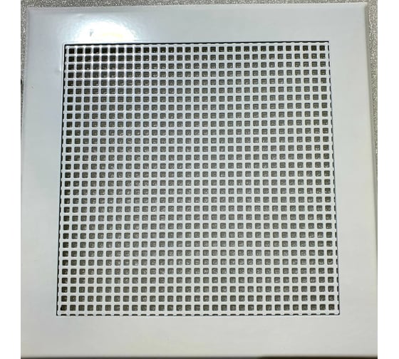 Изображение товара Вентиляционная решетка металлическая на саморезах ООО Вентмаркет 300x300мм VRQ00300S