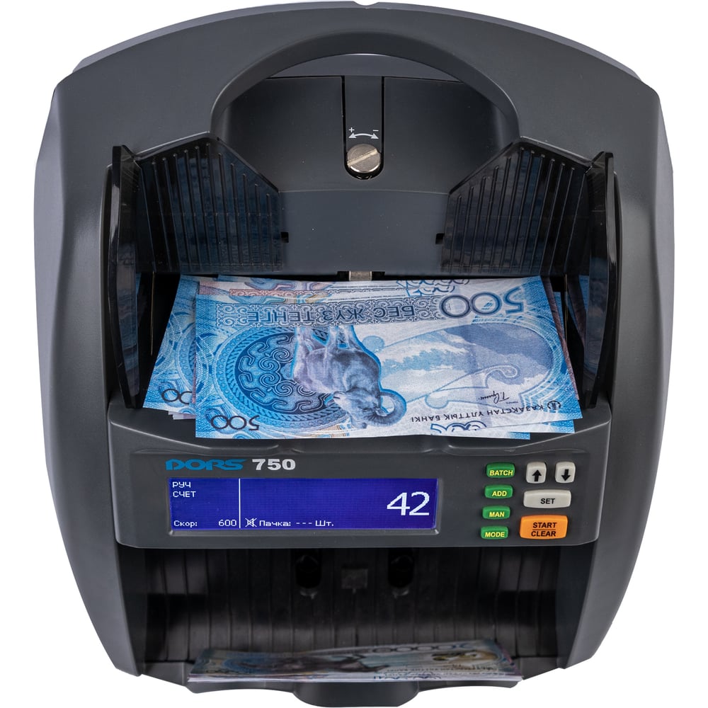 Изображение товара Счетчик банкнот DORS 750 RUS3 SYS-052632 - определение номинала и автоматический пересчет