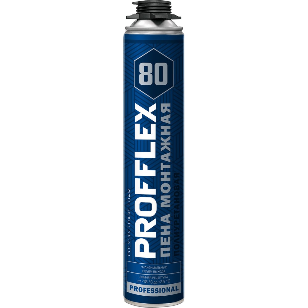 Изображение товара Зимняя монтажная пена PROFFLEX 80 1000 мл для холодных условий