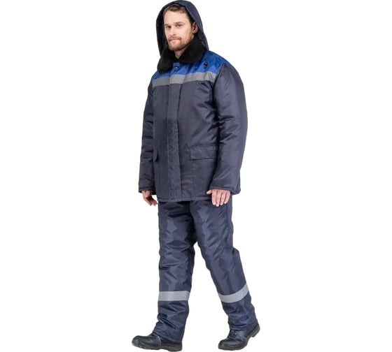 Изображение товара Костюм Стандарт FORT с СОП (куртка+полукомбинезон, оксфорд)(синий) утепленный 60-62/194-200 00501461416