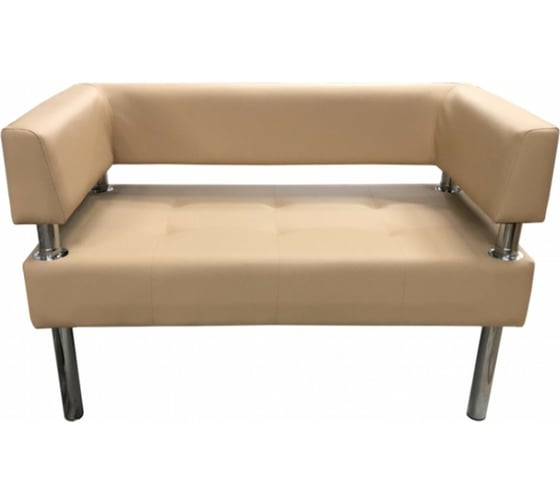 Изображение товара Диван Мягкий офис Сатурн двухместный бежевый СТР201БЖ