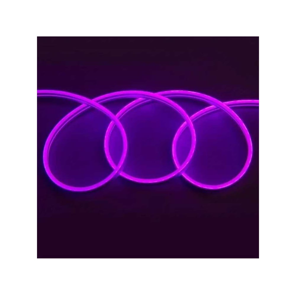 Изображение товара Гибкая светодиодная лента (неон) General Lighting Systems GLS-2835-120-9.6-12-NL-IP67-P, 9,6Вт/м, 12В, IP67, 120 диодов/м, фиолетовый 503110