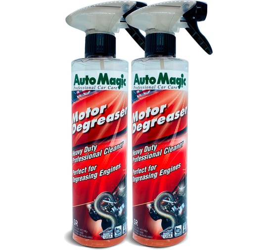 Изображение товара Очиститель двигателя AutoMagic MOTOR DEGREASER (USA), 5R упак.2шт 5R_2