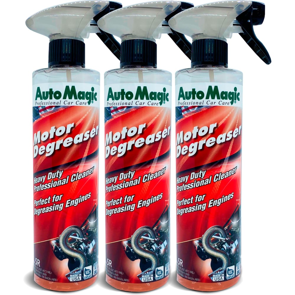 Изображение товара Очиститель двигателя AutoMagic MOTOR DEGREASER (USA), 5R упак. 3шт 5R_3