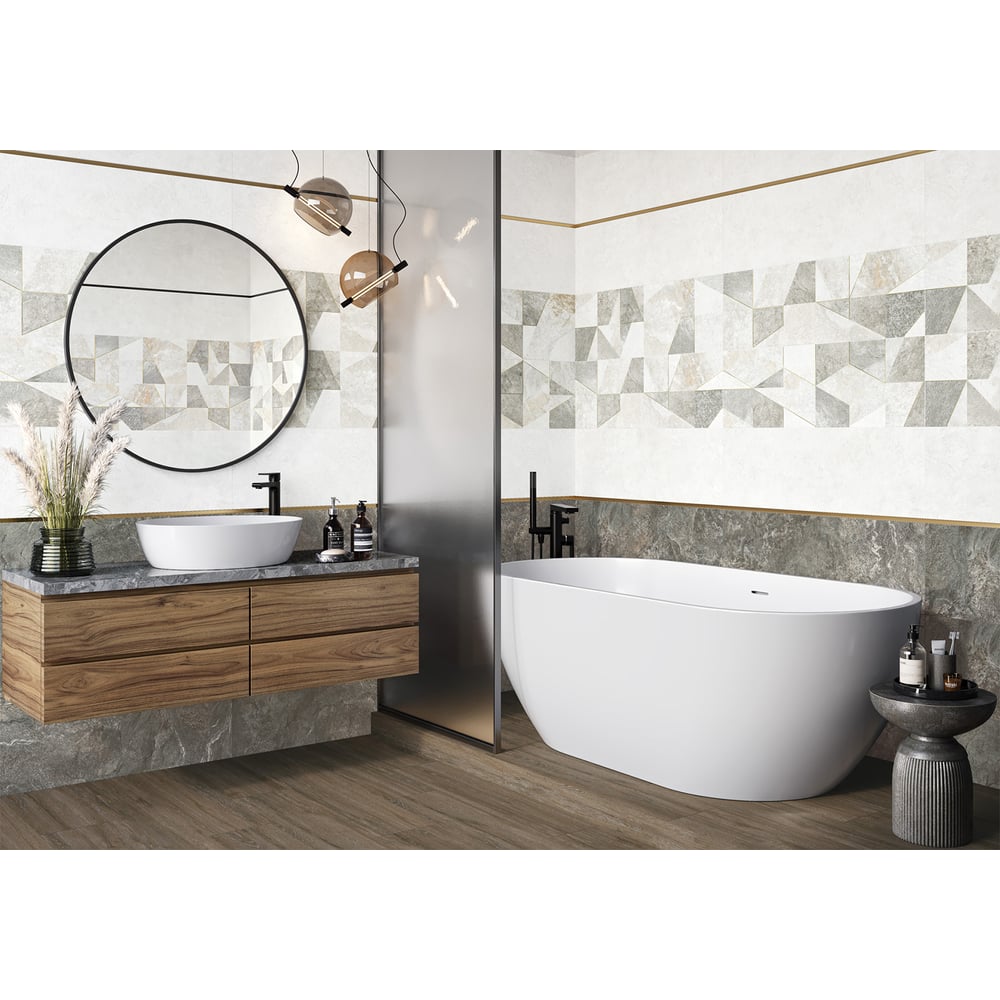 Изображение товара Облицовочная плитка AlmaCeramica Land 300x900x8.5, глазурованная, многоцветная, 1.35м2