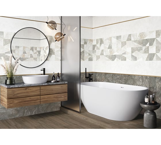 Изображение товара Плитка облицовочная AlmaCeramica Land 300х900х8.5, 1.35м2, 5 шт в уп, многоцветный TWU3090LAN17R