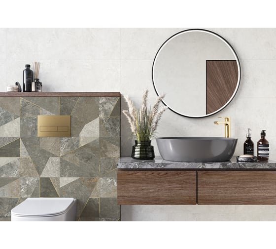 Изображение товара Плитка облицовочная AlmaCeramica Land 300х900х8.5, 1.35м2, 5 шт в уп, многоцветный TWU3090LAN74R