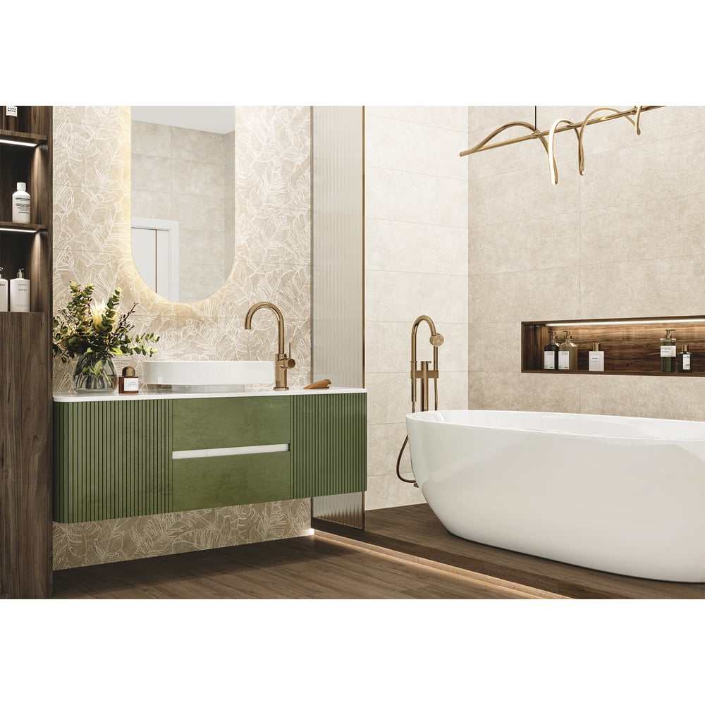 Изображение товара Облицовочная плитка AlmaCeramica Garden 300x900 мм для стен и пола бежевый