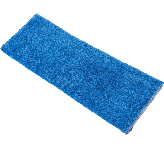 Изображение товара Микроволоконный петельный моп Росмоп синий 40 см карман-язык V MMB-40-VMP