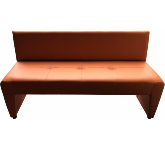 Изображение товара Диван Мягкий офис Ритм трехместный оранжевый РТ301ОР