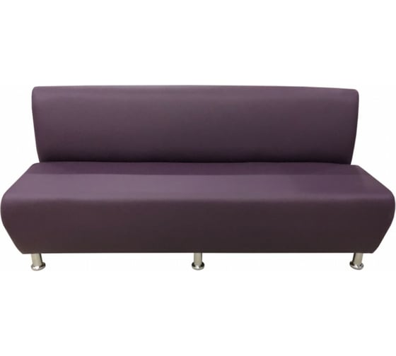 Изображение товара Секция дивана Мягкий офис Классик трехместная фиолетовая КЛ701ФЛТ