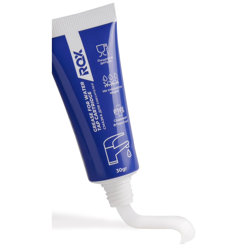 Изображение товара Смазка для смесителей ROX GREASE FOR WATER TAP CARTRIDGE 30г профессиональное средство