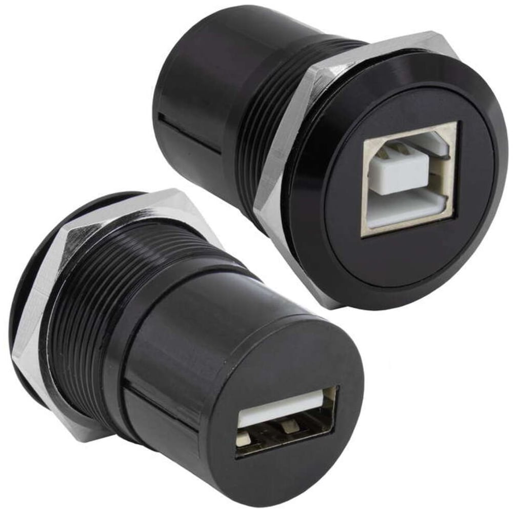 Изображение товара Разъем USB RUICHI USB B(M)-A(F) PN 126884 переходник надежный компактный