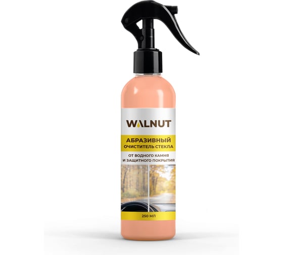 Изображение товара Абразивный очиститель стекла WALNUT 250 мл, WLN0052