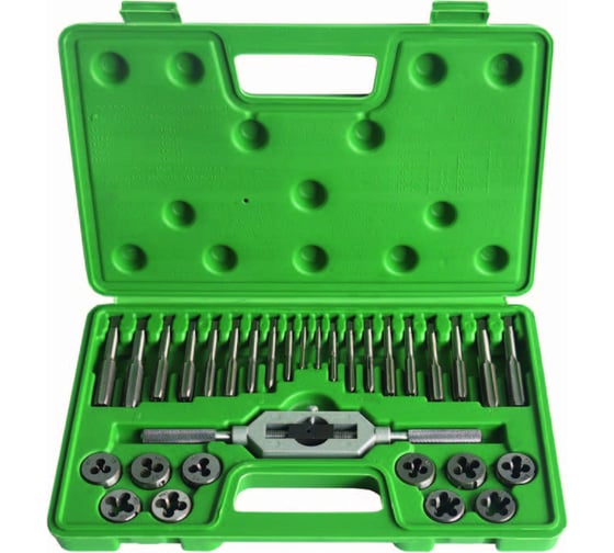 Изображение товара Набор плашек и метчиков Резолюкс 31 предмет 20231