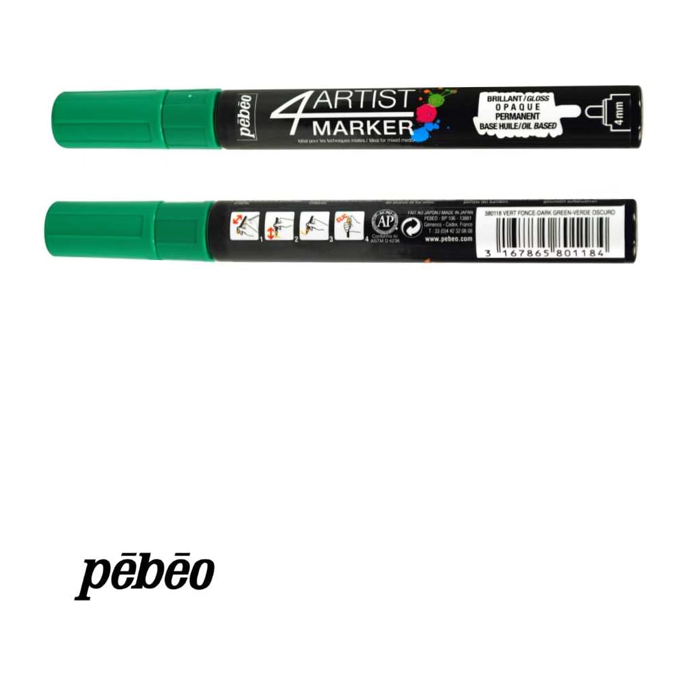 Изображение товара Художественный маркер PEBEO 4Artist 6 шт, масляные чернила, 4 мм