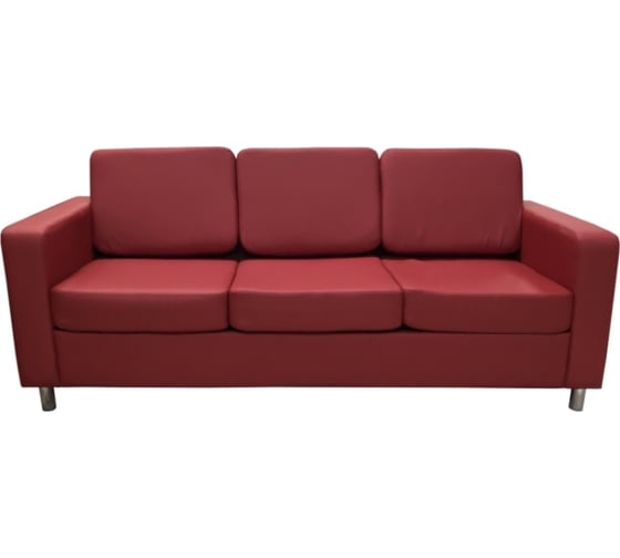 Изображение товара Диван Мягкий офис Артур трехместный красный АРТ301КР