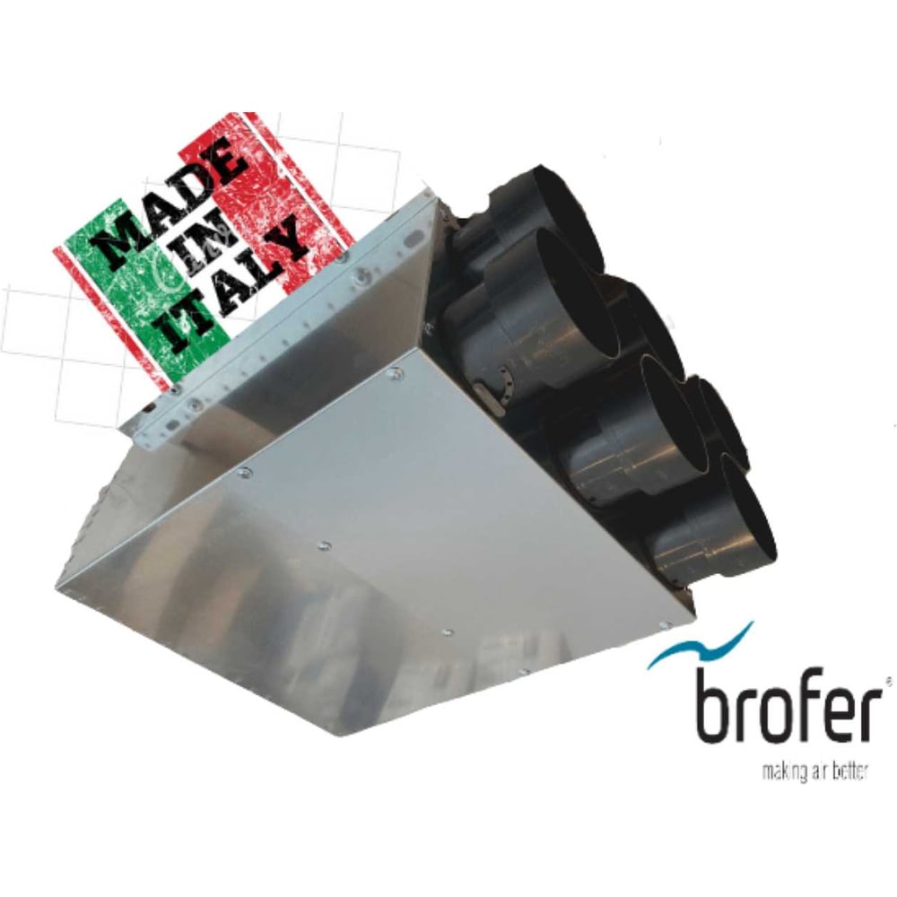 Изображение товара Распределительная камера Brofer на 6 выходов 442x362x202 мм