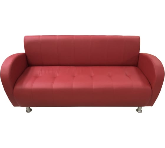 Изображение товара Диван Мягкий офис Альфа четырехместный красный АЛФ401КР