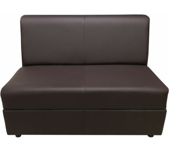 Изображение товара Секция дивана Мягкий офис Кардинал двухместная шоколадная КРД601ШК