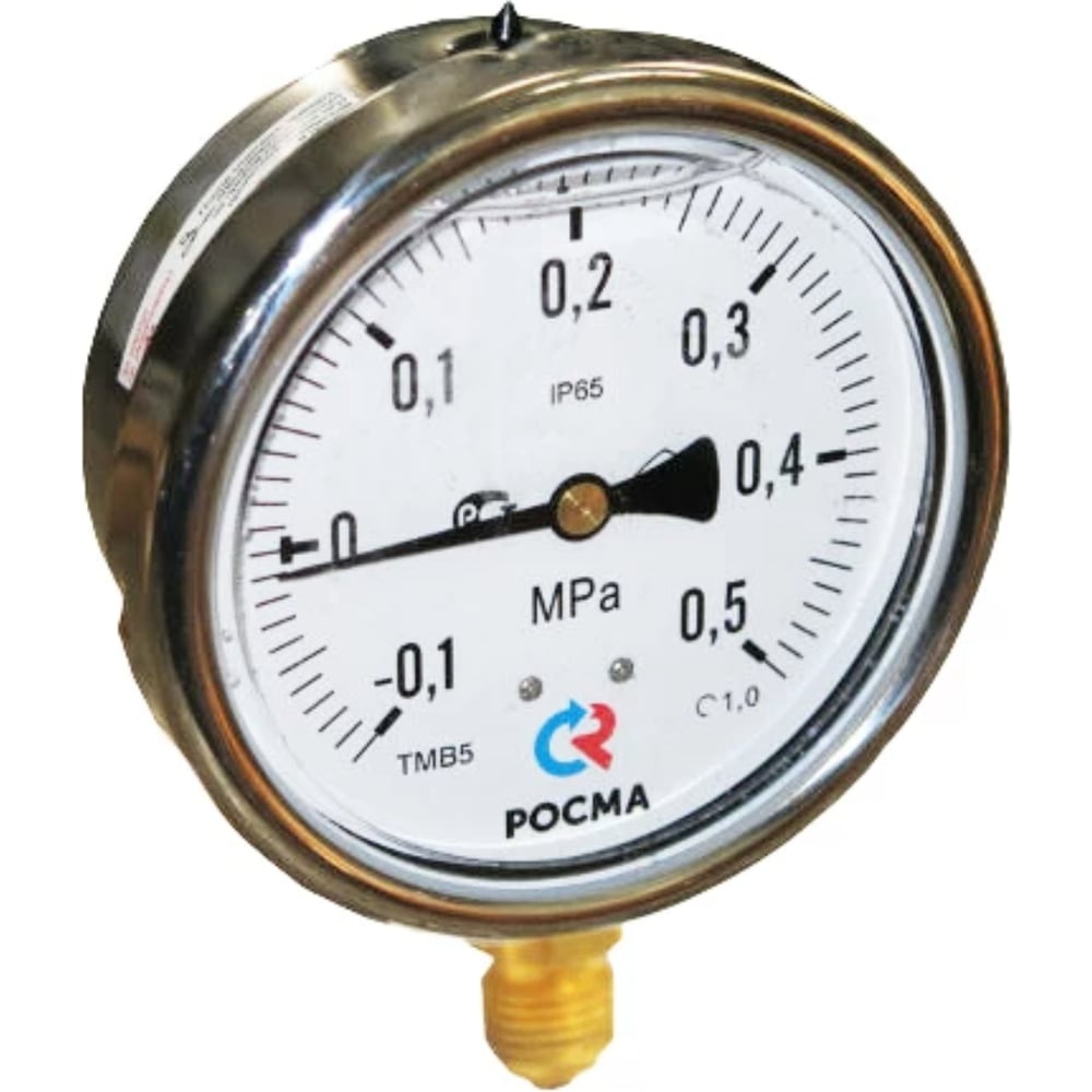Изображение товара Манометр вакуумметр радиальный ТМВ-520Р 0.1-0.15 МПа промышленный