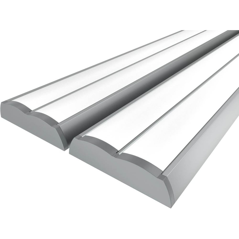 Изображение товара Комплект LED профиль для подсветки 3м 2 шт серебро с рассеивателями IP 20