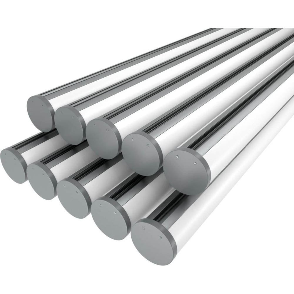 Изображение товара Комплект Ledcraft LC-LP1135M60-1x10Silver из 10 шт серебро (1м профиль+1м рассеиватель+2 заглушки+шурупов) 1616140730