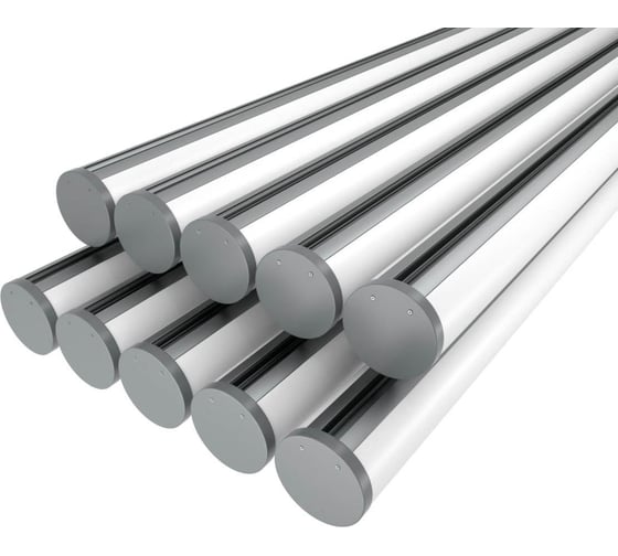 Изображение товара Комплект Ledcraft LC-LP1135M60-1x10Silver из 10 шт серебро (1м профиль+1м рассеиватель+2 заглушки+шурупов) 1616140730