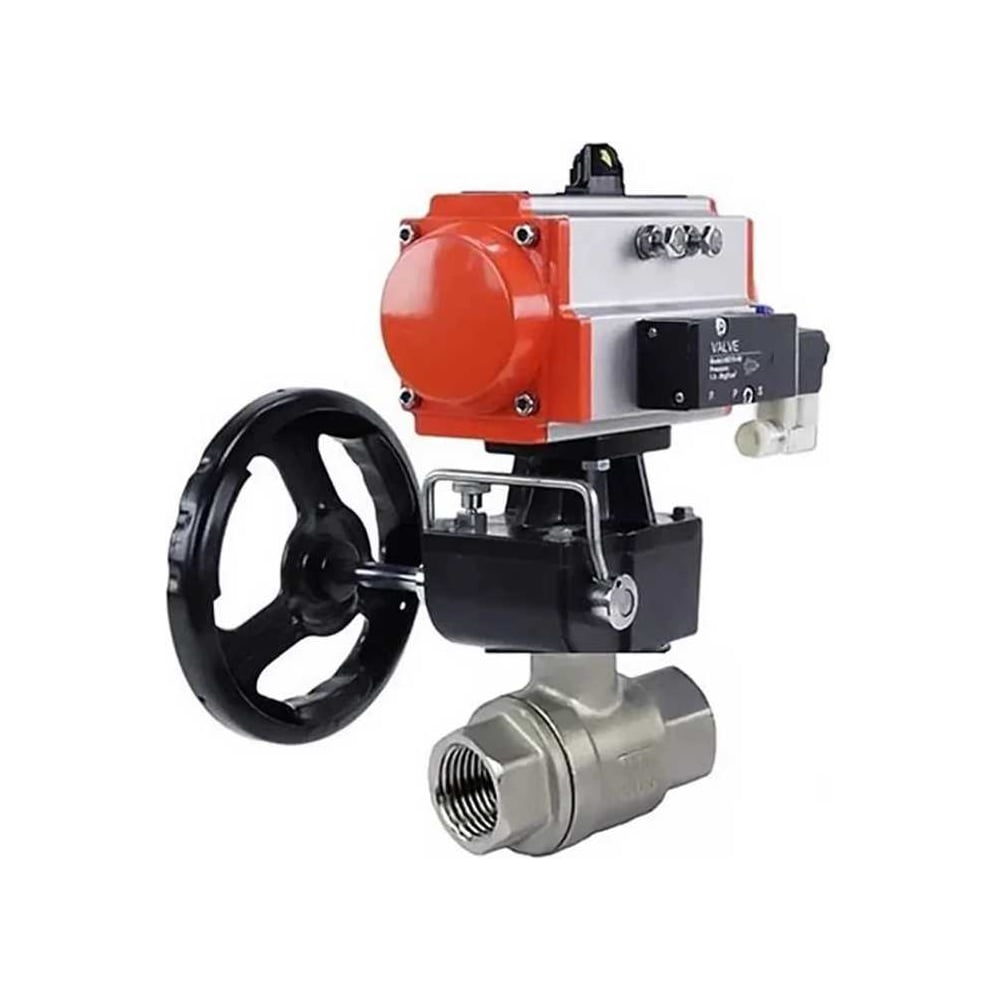 Изображение товара Кран шаровой DN.ru КШМП 316 230 ISO Ду50 Ру63 нержавеющая сталь