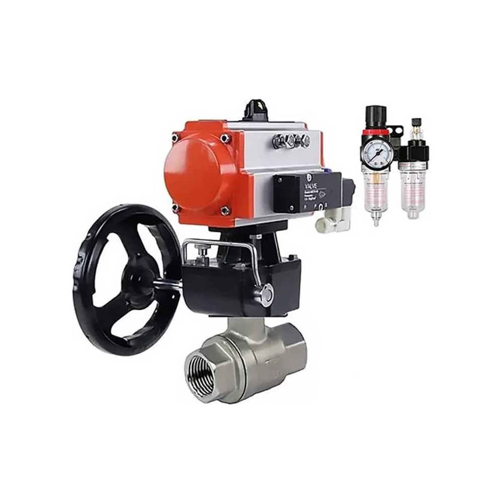 Изображение товара Кран шаровой DN.ru КШМП.316.230-ISO Ду50 Ру63 нержавеющая сталь