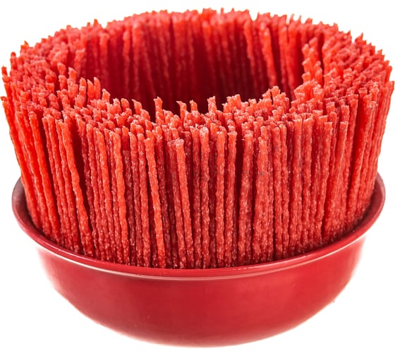 Изображение товара Щетка чашка нейлоновая (100 мм; М14х2 мм) SKRAB 35474