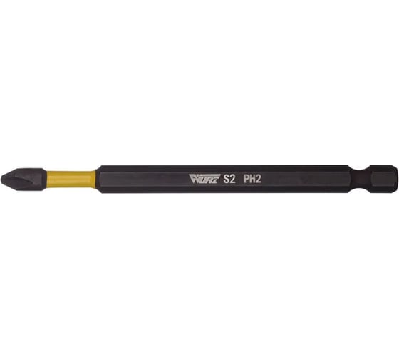 Изображение товара Бита торсионная магнитная WURZ PH2, 100мм, 2шт/блистер 3200-2