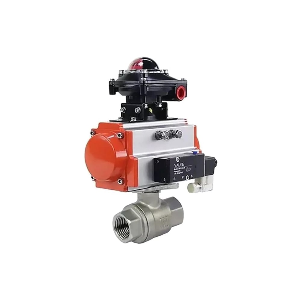 Изображение товара Кран шаровой DN.ru КШМП.316.230-ISO Ду100 Ру40 с пневмоприводом SA-130