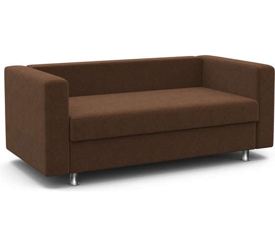 Изображение товара Диван офисный Шарм Бит велюр коричневый 24062028468