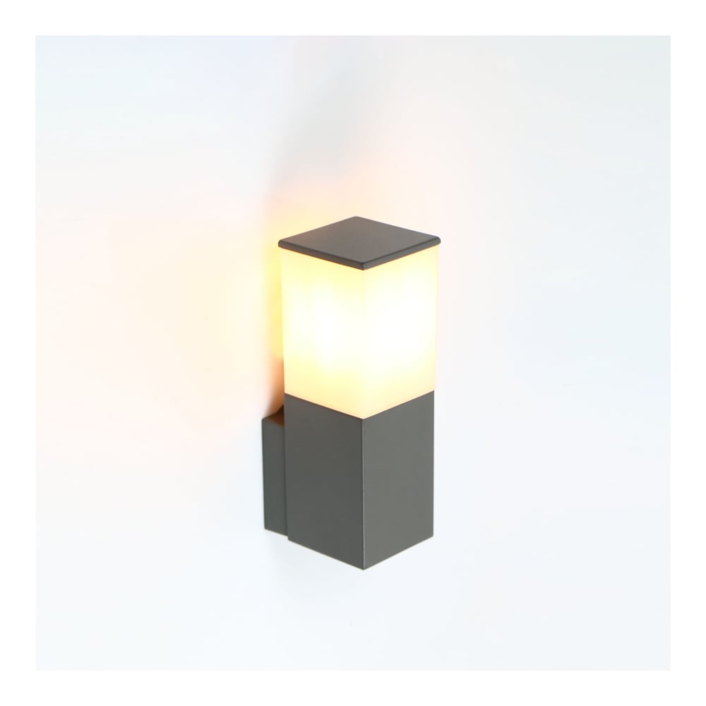 Изображение товара Фасадный светильник General Lighting Systems Нова GWL-E27-IP65 графит+матовый 662456