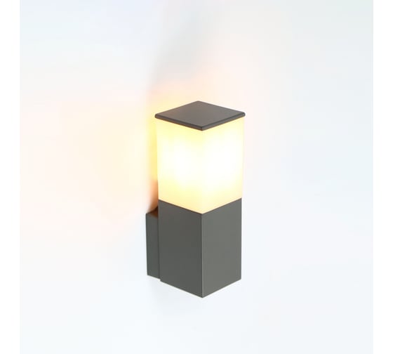 Изображение товара Фасадный светильник General Lighting Systems Нова GWL-E27-IP65 графит+матовый 662456