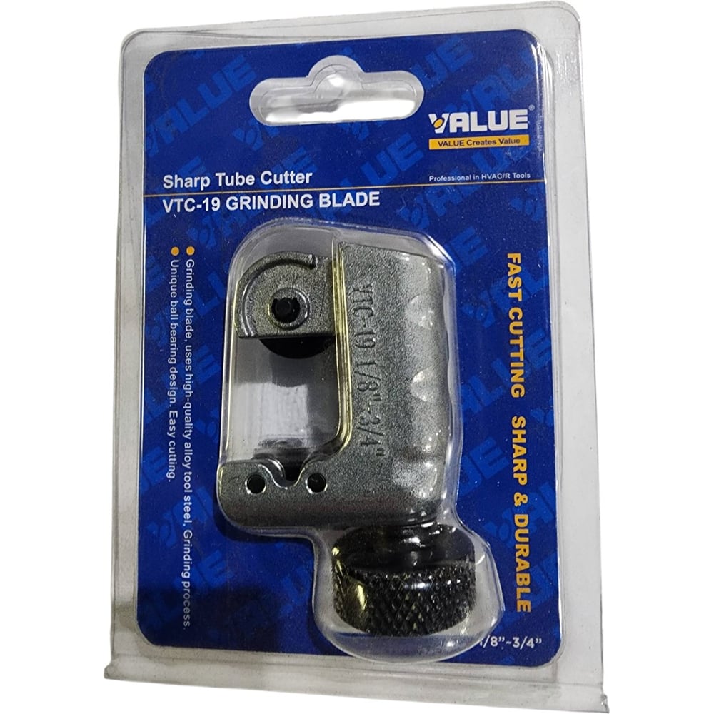 Изображение товара Труборез VALUE VTC-19 профессиональный роликовый для меди и алюминия