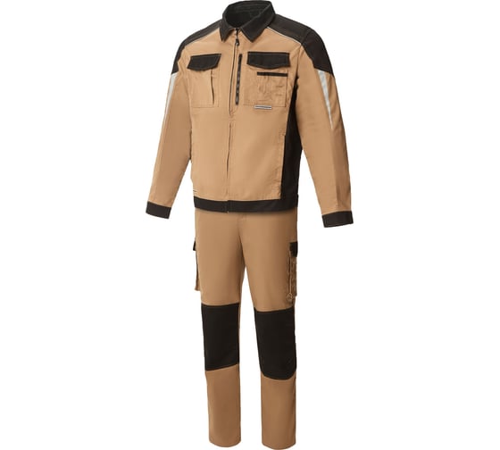 Изображение товара Костюм СОЮЗСПЕЦОДЕЖДА STATUS NEW 2 бежевый/черный, р. 64-66 рост 182-188 2000000094625