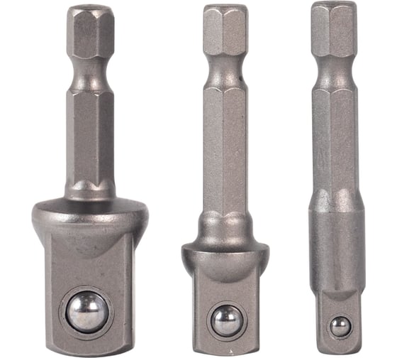 Изображение товара Набор адаптеров для торцевых головок VIRA 3 шт 554913