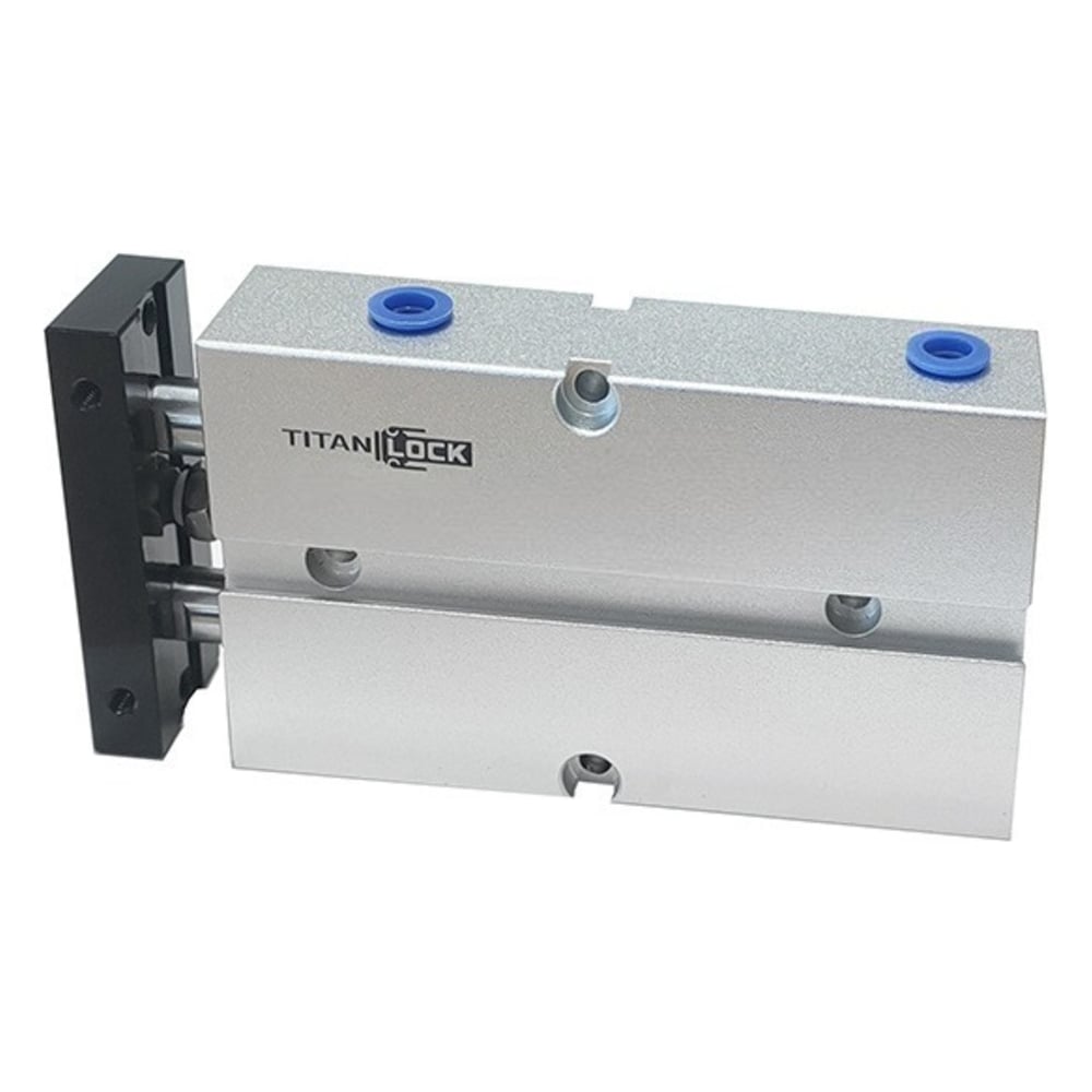 Изображение товара Плоский пневмоцилиндр TITAN LOCK TN 16X20 с магнитным кольцом и креплением М5X0.8