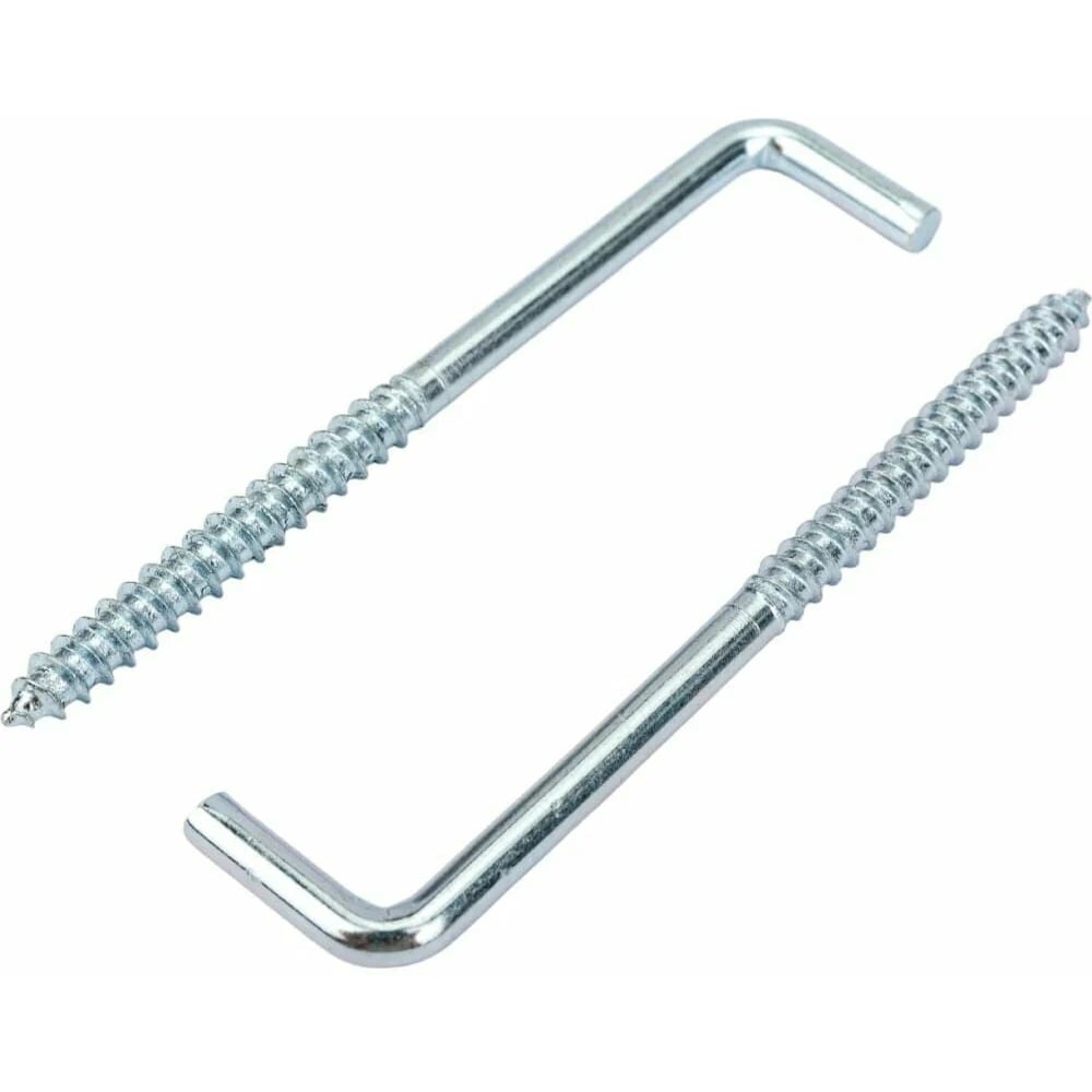 Изображение товара Шуруп с костылём ЦММ L-образный 5,0х60 100 шт оцинкованная сталь белый цинк