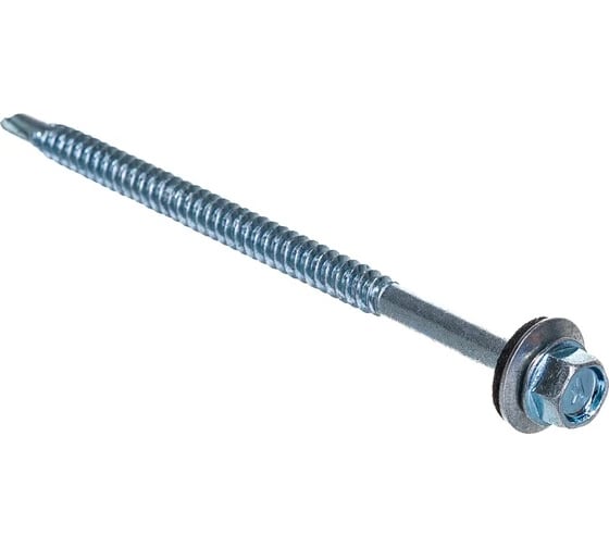 Изображение товара Саморез ЦММ 5,5х102 кровельный оцинкованный по металлу, (50 шт.) 0Т-00007516