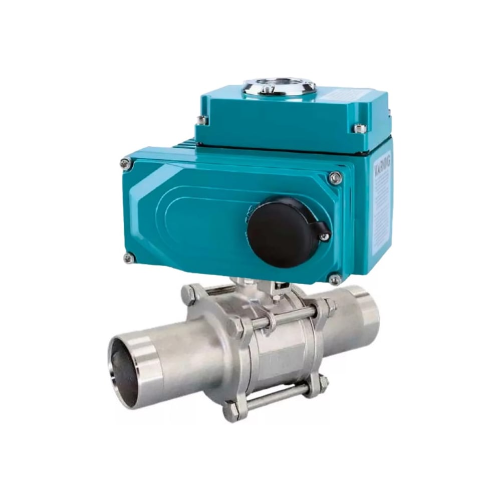 Изображение товара Кран шаровой DN.ru 316-316-PTFE-W-ISO-H Ду50 с электроприводом QT2-N-020