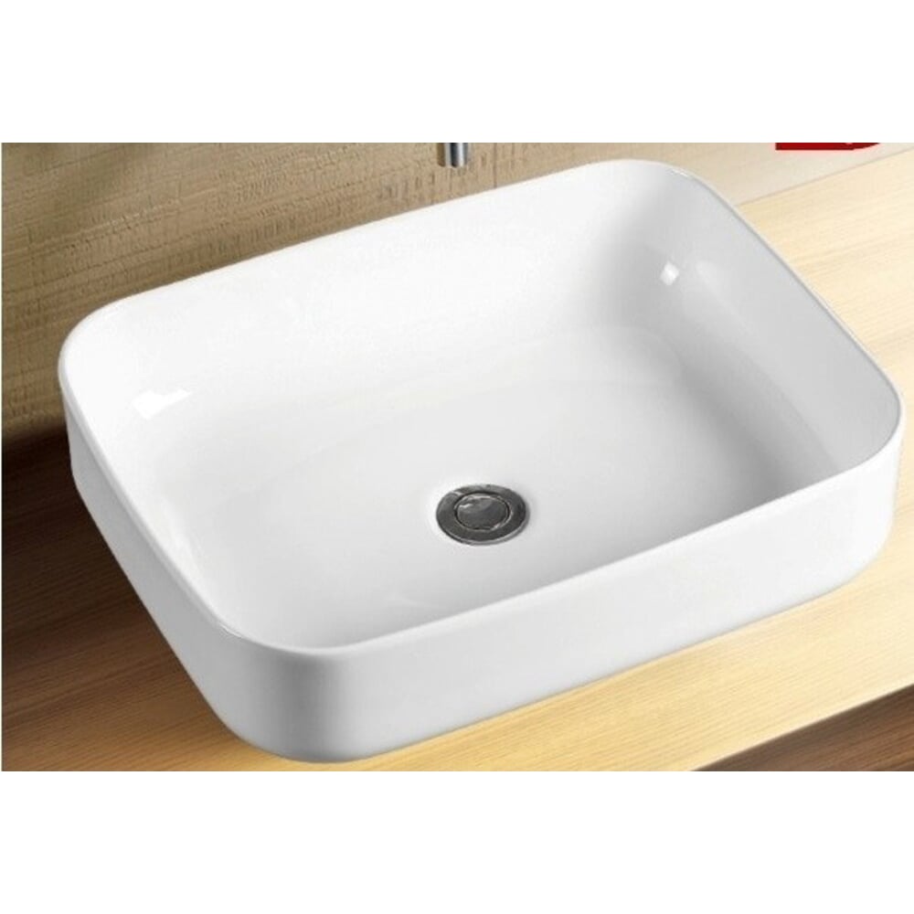 Изображение товара Накладная раковина Esbano ASTANES-N белая, современный дизайн, санфаянс